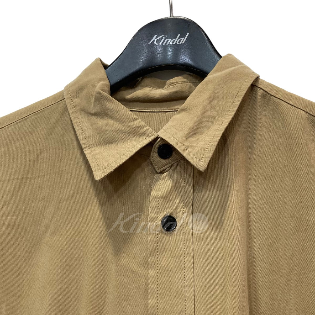 MYTHINKS(マイシンクス) 「BIG TENCEL SHIRT テンセルオーバーサイズシャツ」オーバーサイズシャツ カーキ サイズ  XS｜【公式】カインドオルオンライン ブランド古着・中古通販【kindal】