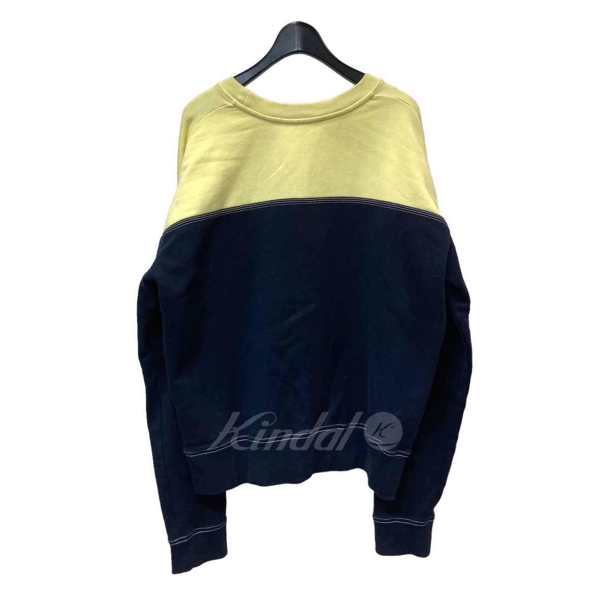 MARNI(マルニ) 22SS「LOOPBACK JERSEY SWEAT SHIRT」バイカラースウェット FUMU0101Q1UTC085  ネイビー×イエロー サイズ 46｜【公式】カインドオルオンライン ブランド古着・中古通販【kindal】