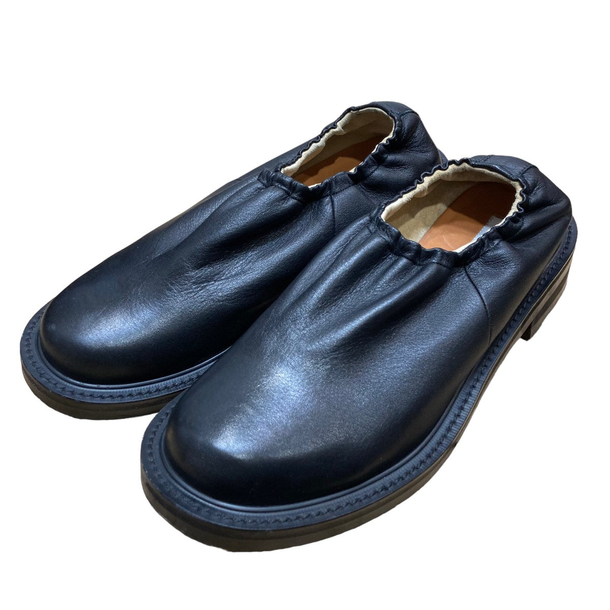 22AW「SLIP ON LEATHER SHOES」スリッポンレザーシューズ