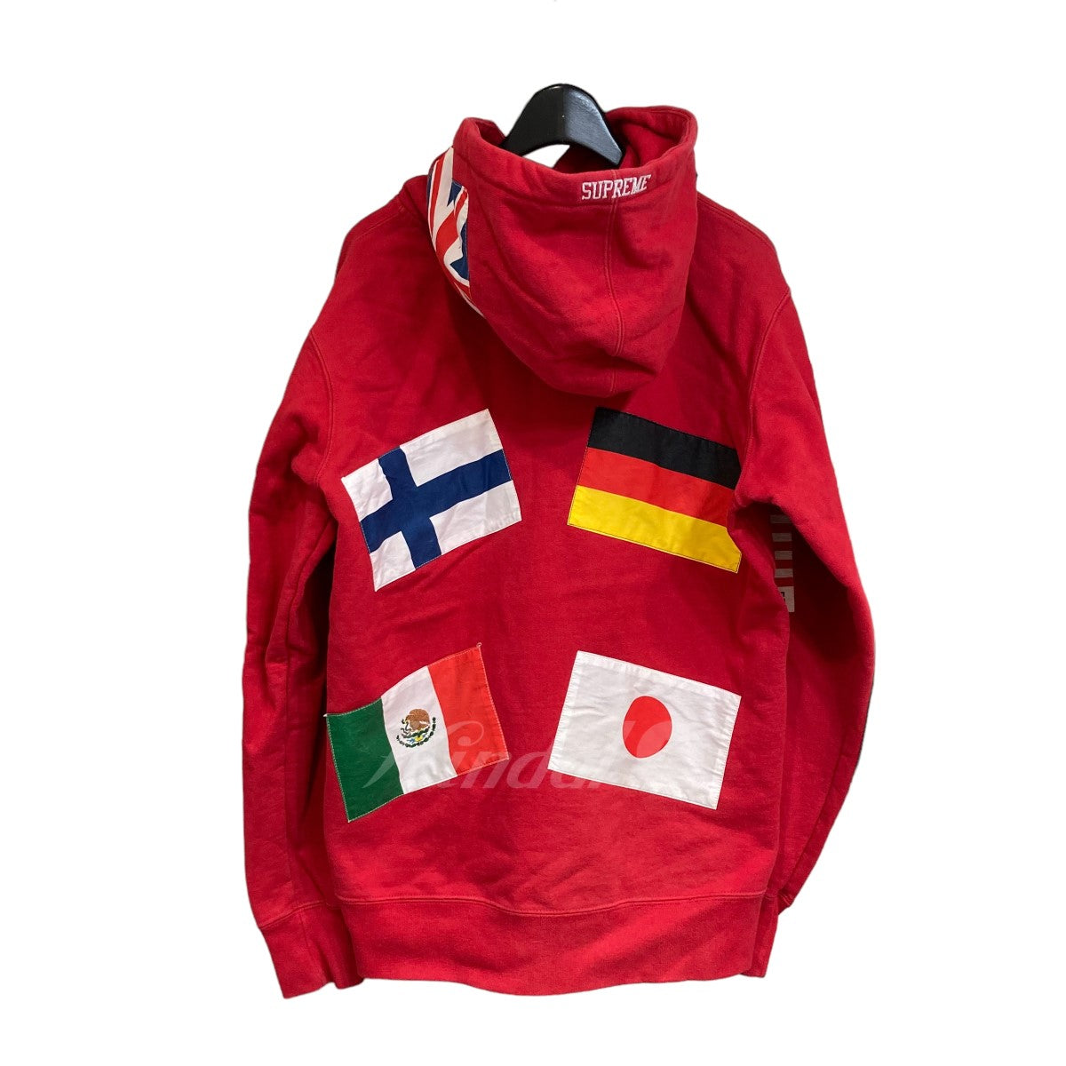 SUPREME(シュプリーム) 「Flags Pullover」フラッグスプルオーバーパーカー レッド サイズ M｜【公式】カインドオルオンライン  ブランド古着・中古通販【kindal】