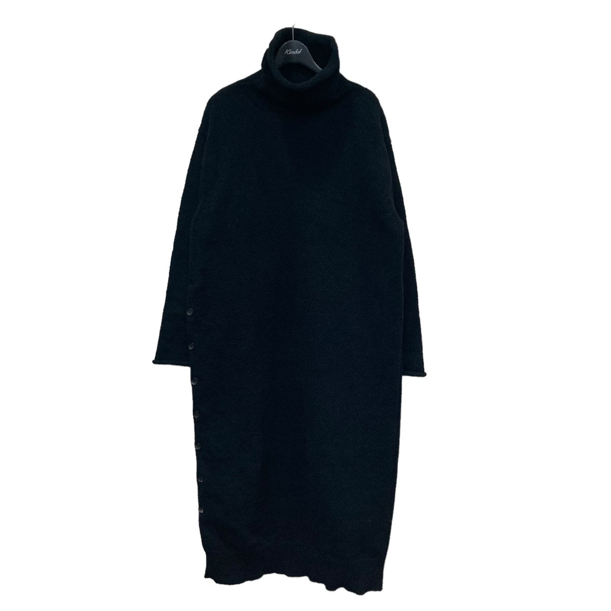 「cotton high neck knitting dress」ニットワンピース