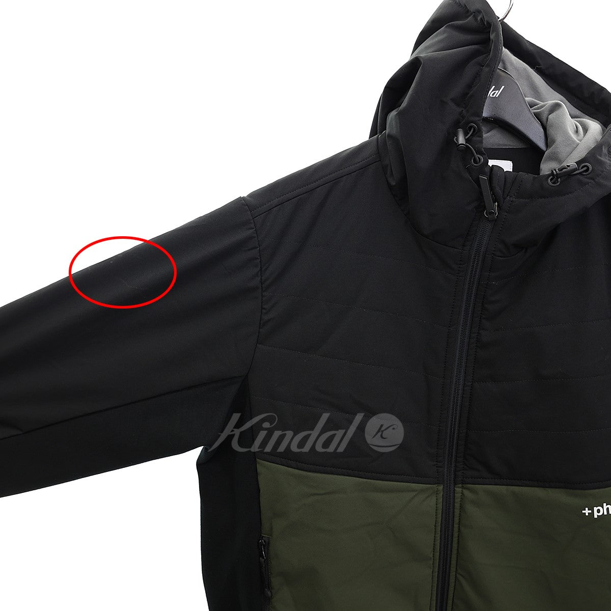 撥水加工パフジャケット Hooded Puff Jacket　POO-21010