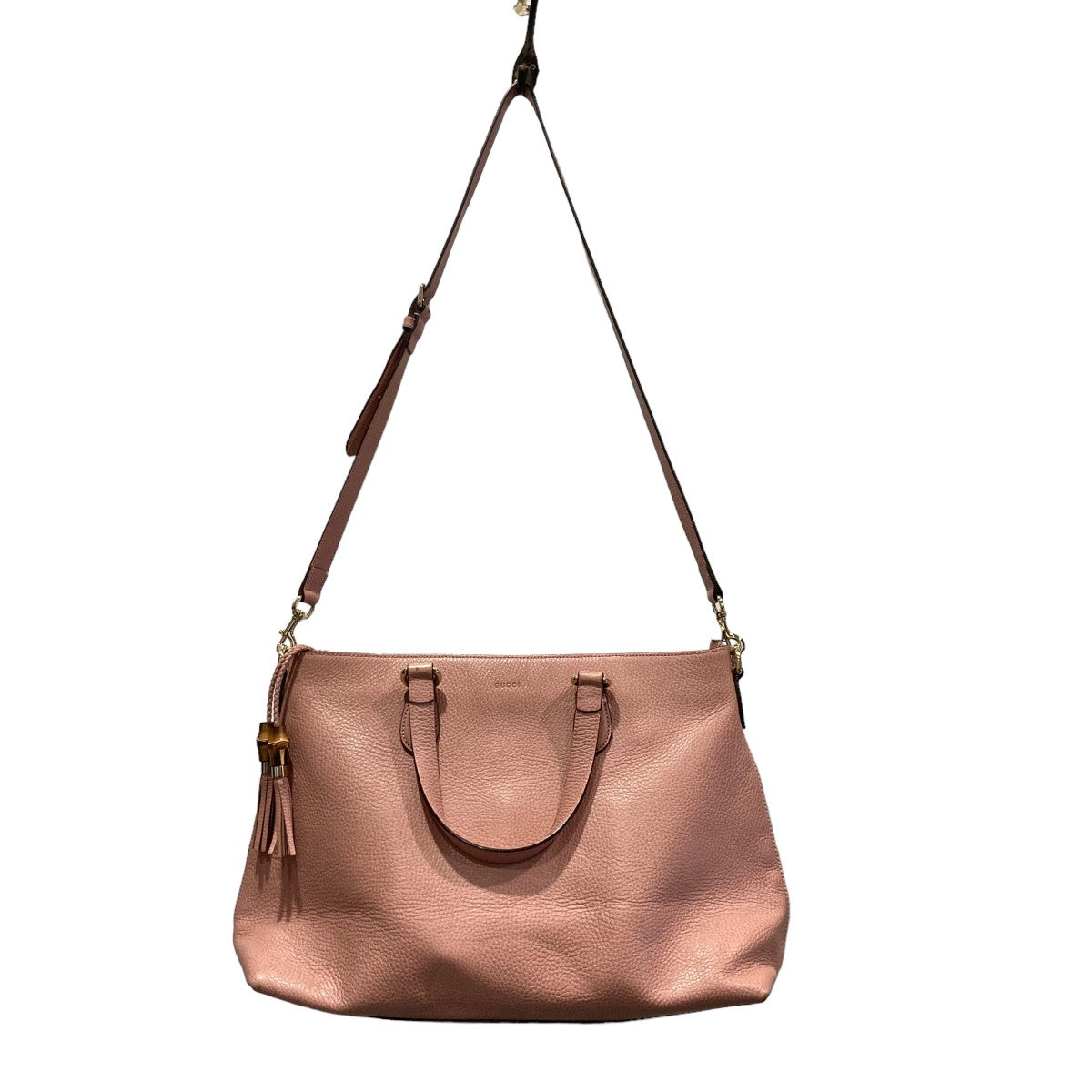 GUCCI(グッチ) バンブータッセル2WAYバッグ 449643 449643 ピンク