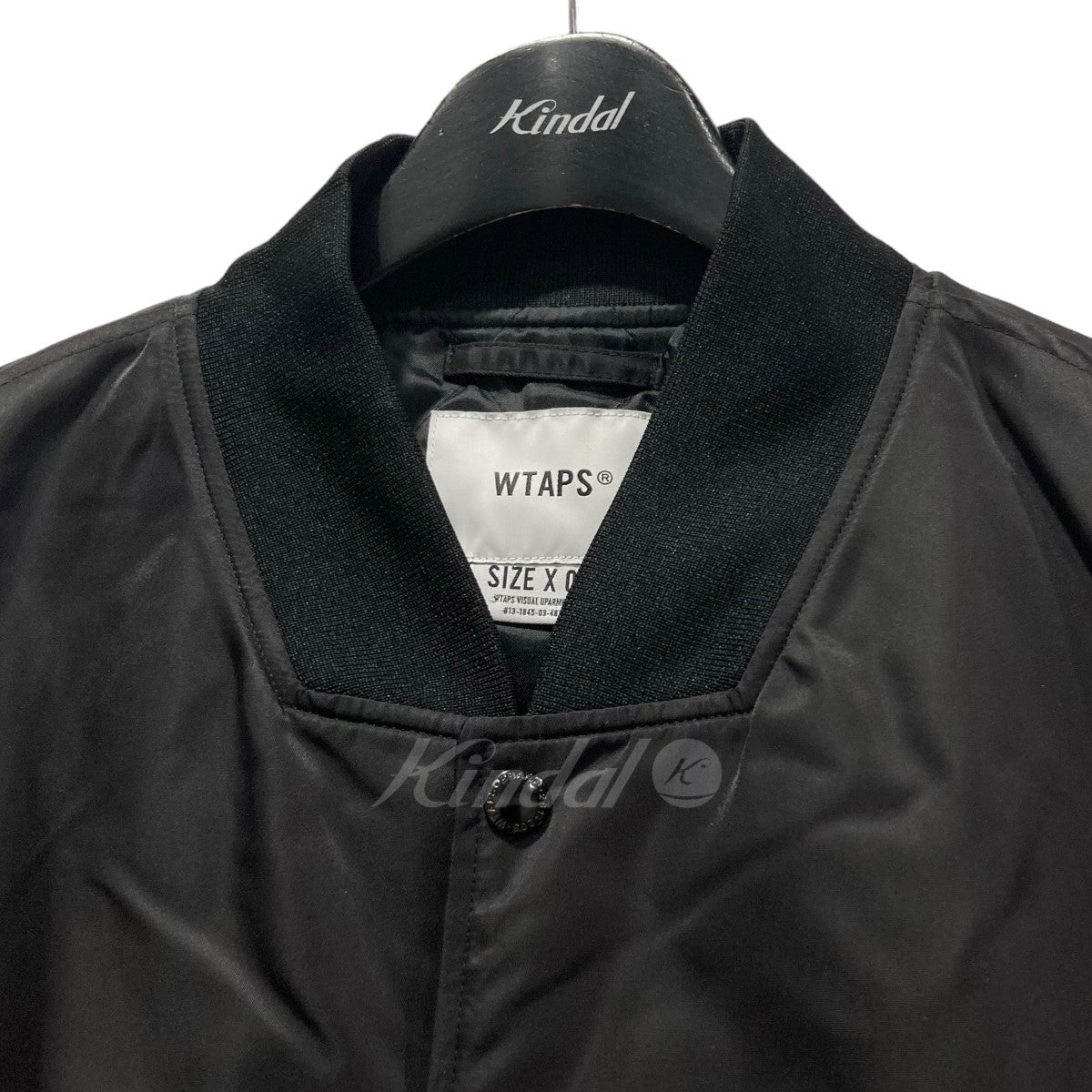 WTAPS(ダブルタップス) 23SS｢TEAM ／ JACKET ／ NYLON． TWILL． DSQD｣スタジャン 231TQDTJKM01  ブラック サイズ XL｜【公式】カインドオルオンライン ブランド古着・中古通販【kindal】