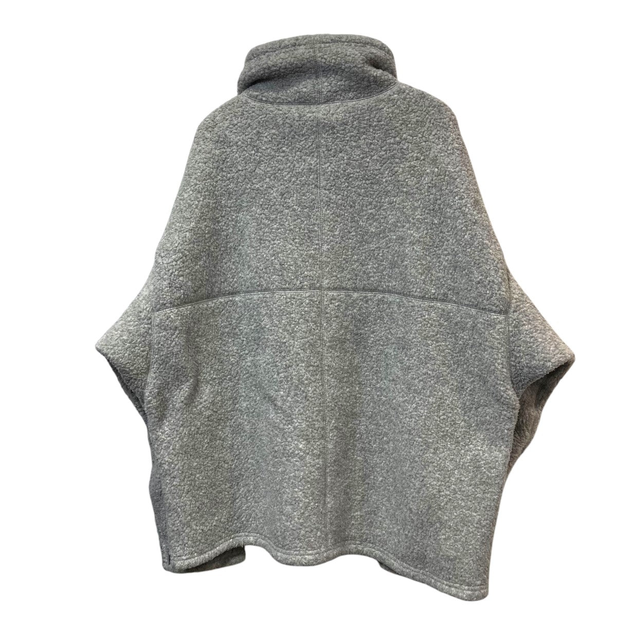 UNUSED / 17FW/プルオーバーフリースジャケット/2/ポリエステル/グレー/US1327// UNUSED(アンユーズド) Pullover Fleece Jacketプルオーバーフリース