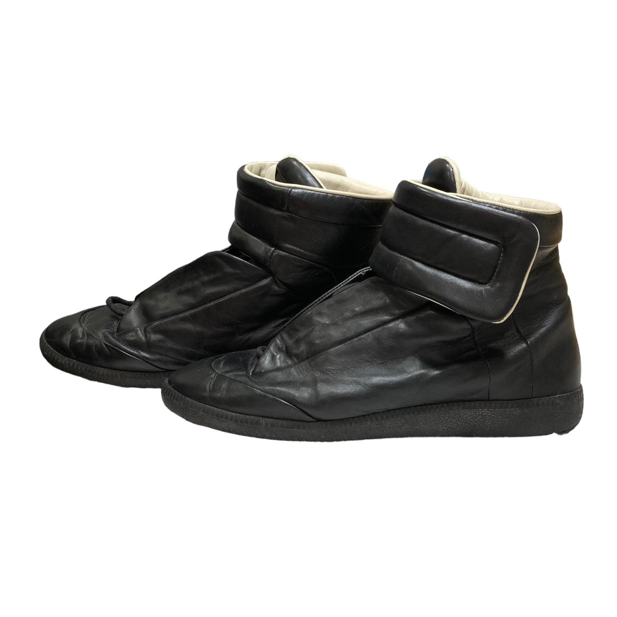 Maison Margiela(メゾンマルジェラ) Future Hi-Top Sneakersハイカットスニーカー ブラック サイズ  27｜【公式】カインドオルオンライン ブランド古着・中古通販【kindal】