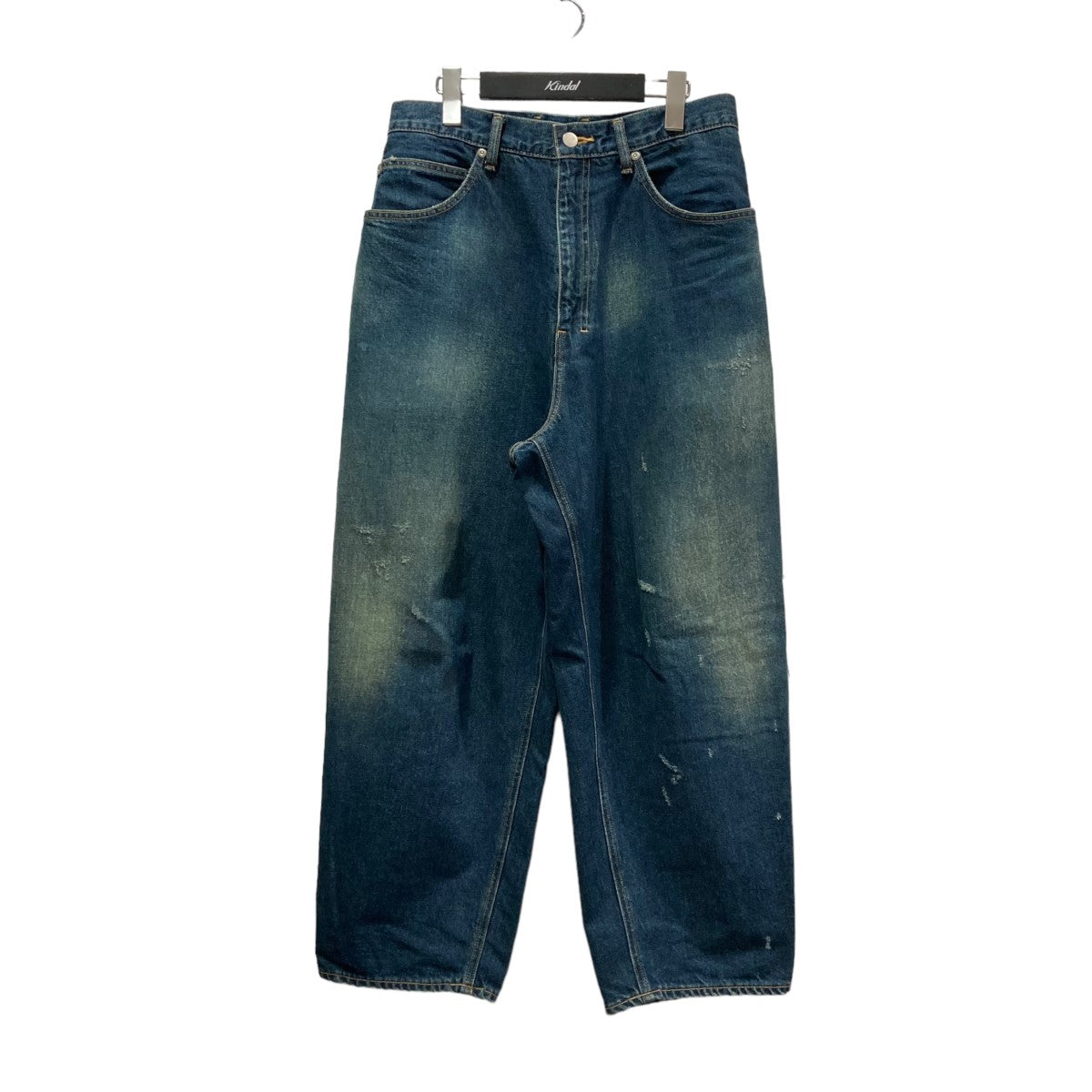 ANCELLM×WISM ｢AGING LOOSE TAPERED 5P DENIM PANTS｣デニムパンツ ACW4 ACW4 インディゴ サイズ  1｜【公式】カインドオルオンライン ブランド古着・中古通販【kindal】