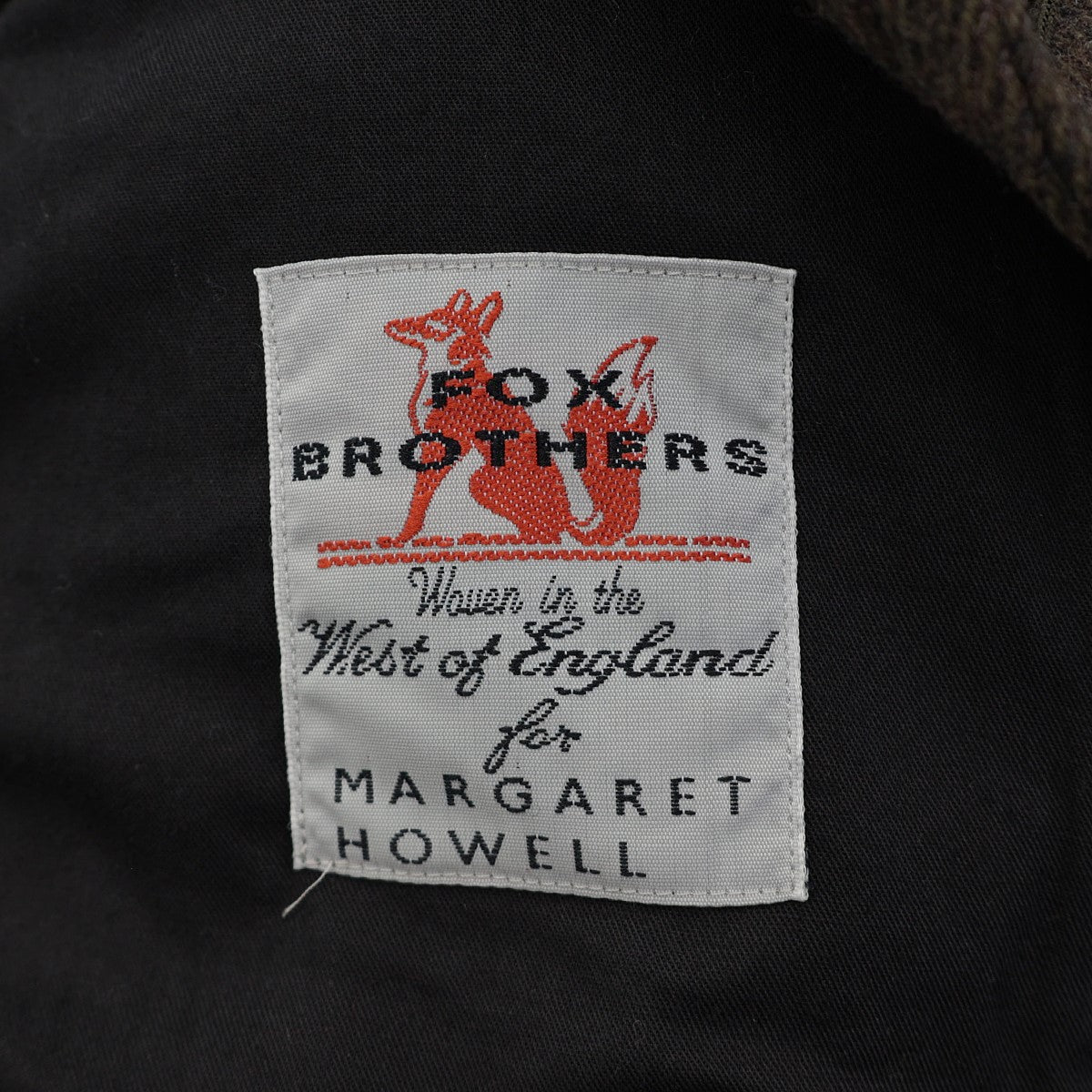 MARGARET HOWELL(マーガレットハウエル) FOX BROTHERS生地使用ウールPコート578-212206 578-212206  カーキオリーブ サイズ 1｜【公式】カインドオルオンライン ブランド古着・中古通販【kindal】