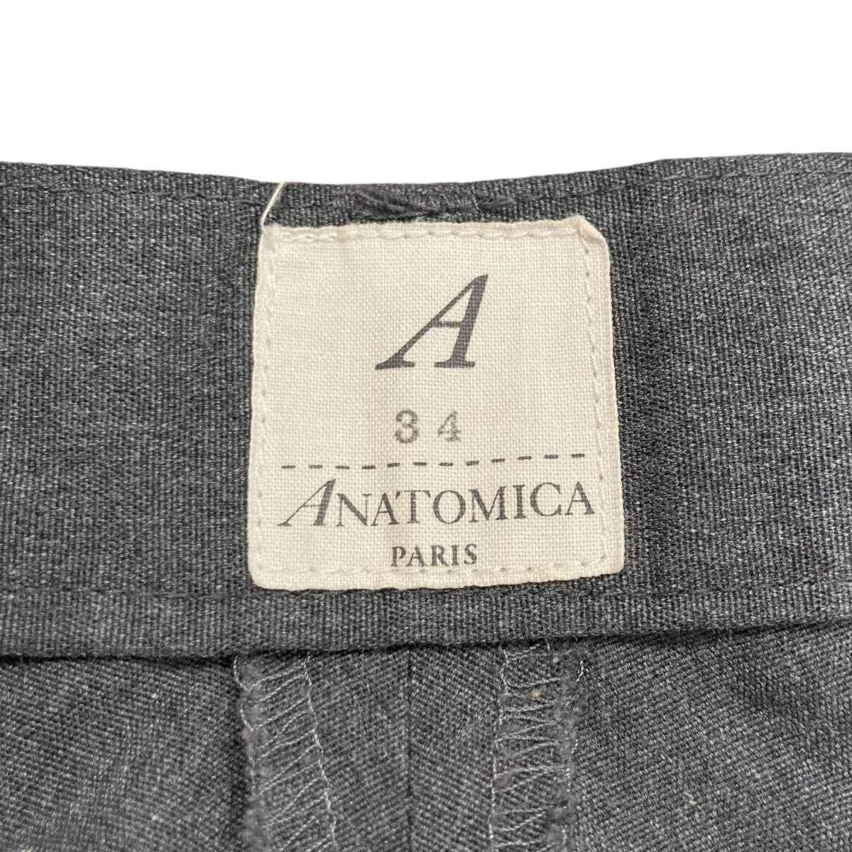 ANATOMICA(アナトミカ) トリムフィットスラックスパンツ530-471-21 530-471-21 グレー サイズ  34｜【公式】カインドオルオンライン ブランド古着・中古通販【kindal】