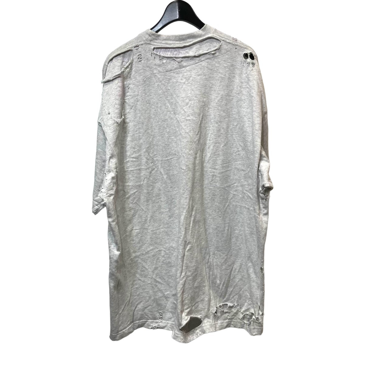 BALENCIAGA デストロイリペア加工オーバーサイズTシャツ704056 古着・中古-2枚目のアイテム画像