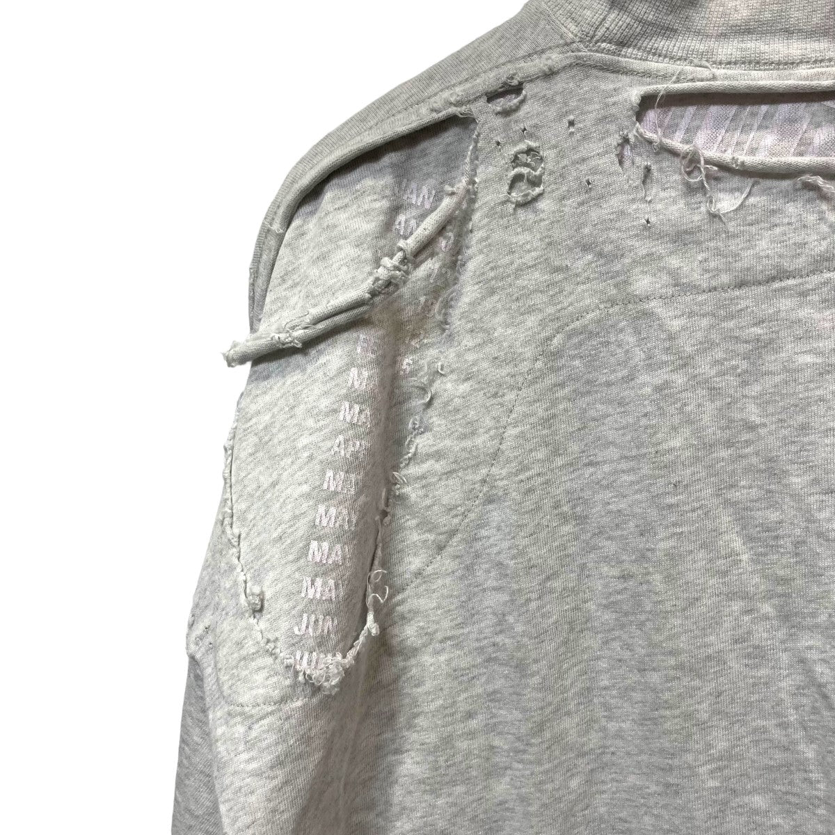 BALENCIAGA デストロイリペア加工オーバーサイズTシャツ704056 古着・中古-3枚目のアイテム画像