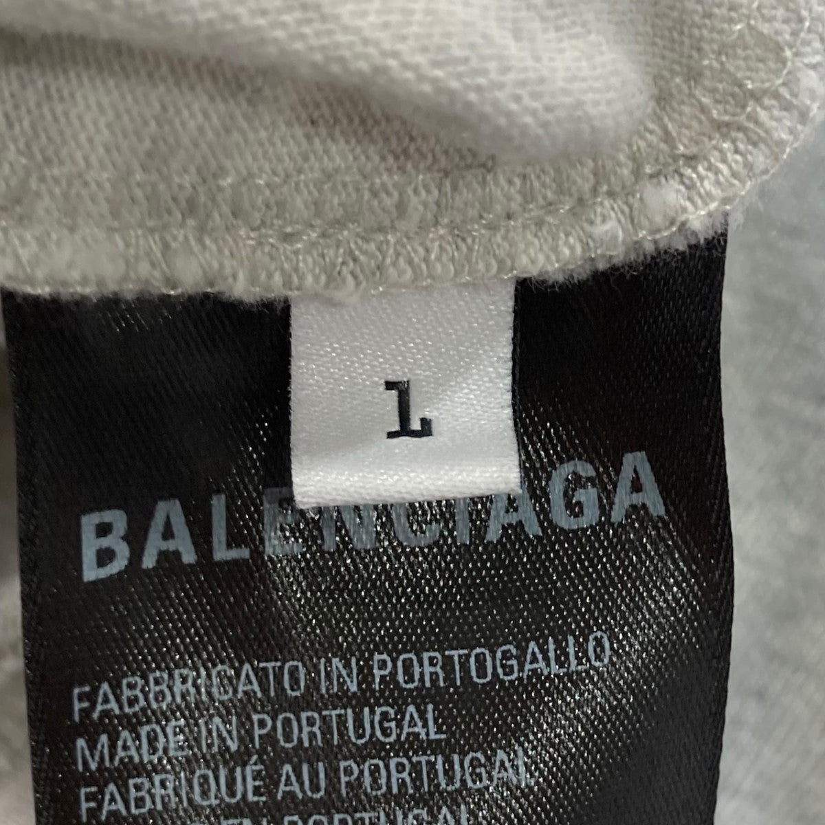 BALENCIAGA デストロイリペア加工オーバーサイズTシャツ704056 古着・中古-5枚目のアイテム画像