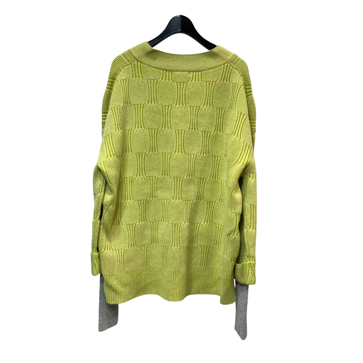 オーバーサイズカーディガン0CF23111 23AW swellrib over cardigan