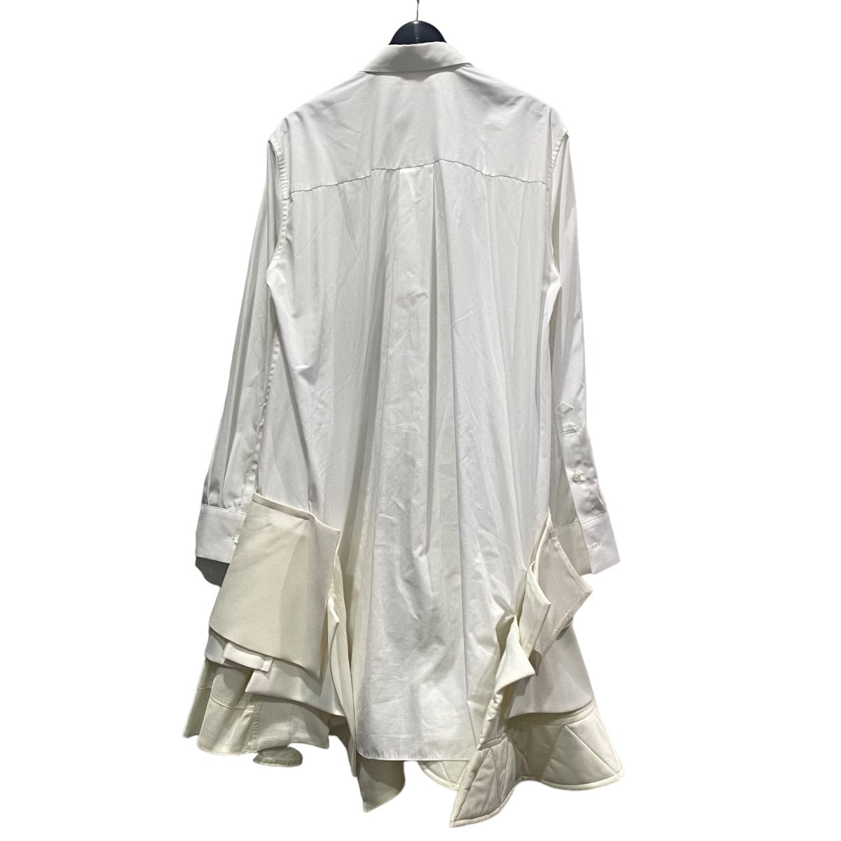 sacai(サカイ) 22SSSUITING MIX POPLIN DRESSポプリンドレス22-06033 