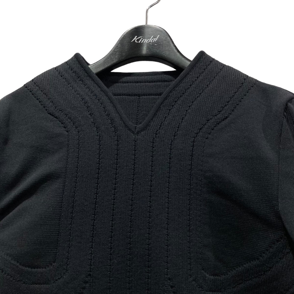 22AWJomon Pattern Knitted DressニットワンピースMM22FW-KN018