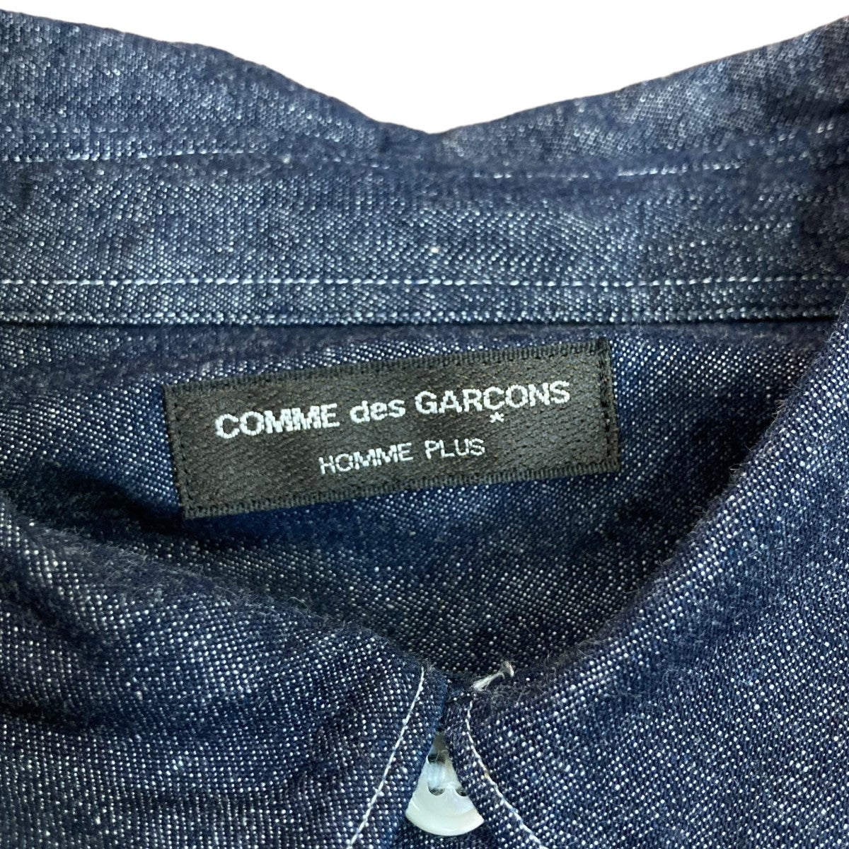 COMME des GARCONS HOMME PLUS(コムデギャルソンオムプリュス) トラッドの破壊 蛍光期デニムシャツPE-B012