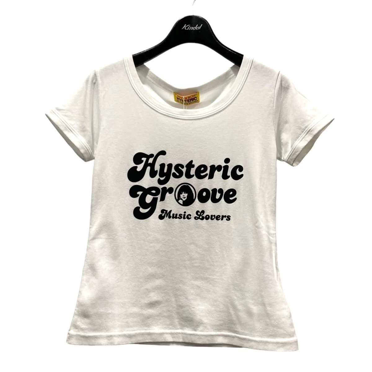 Hysteric Glamour(ヒステリックグラマー) 24SSMUSIC LOVERSチビTシャツ01241CT25 01241CT25 ホワイト  サイズ F｜【公式】カインドオルオンライン ブランド古着・中古通販【kindal】