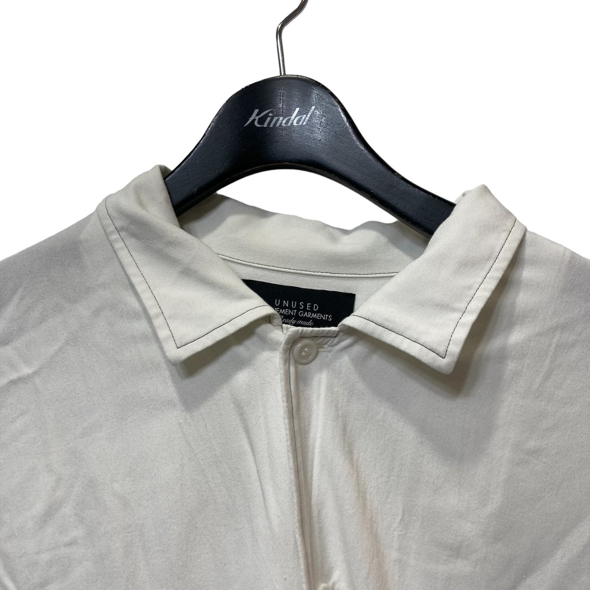 UNUSED(アンユーズド) 21SSopen collar shirtUS2011 US2011 ホワイト サイズ  L｜【公式】カインドオルオンライン ブランド古着・中古通販【kindal】