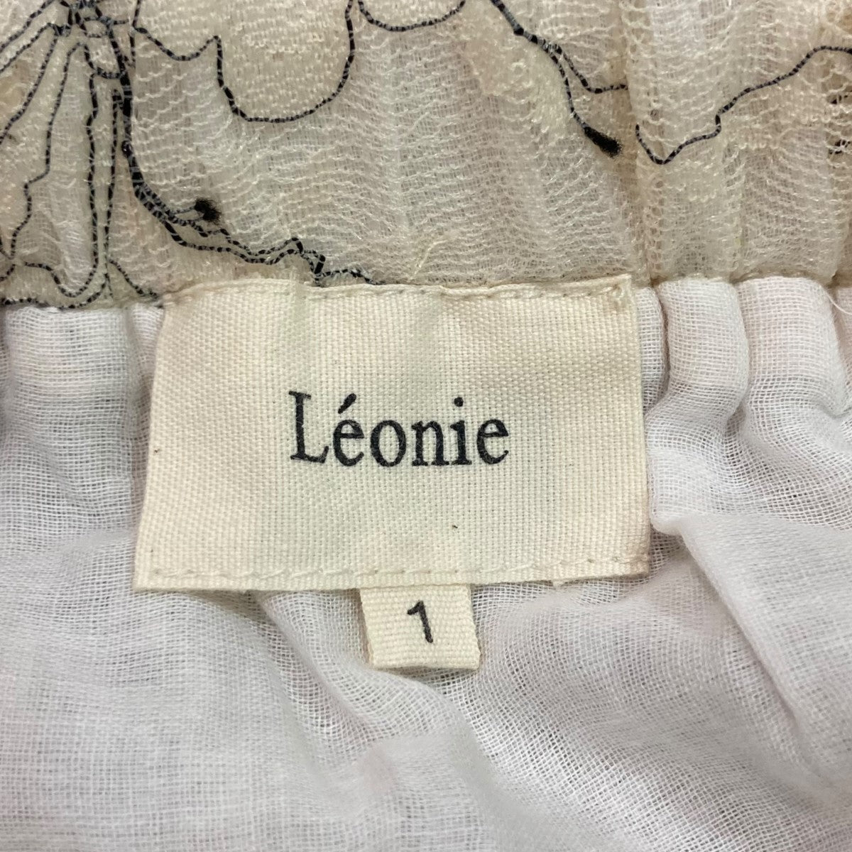 leonie(レオニー) ロングスカート21-060-910-0036-3-0 21-060-910-0036-3-0 アイボリー×ブラック サイズ  1｜【公式】カインドオルオンライン ブランド古着・中古通販【kindal】