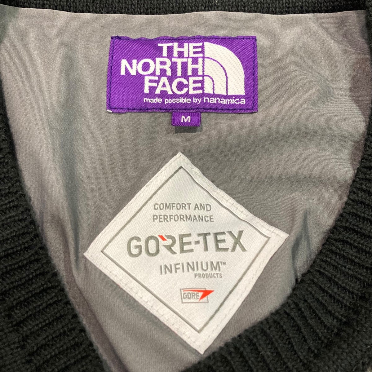 THE NORTHFACE PURPLELABEL(ザノースフェイスパープルレーベル) GORE-TEX INFINIUM Fair Isle Vest ニットベストNT6301N NT6301N ブラック×ブルー サイズ M｜【公式】カインドオルオンライン ブランド古着・中古通販【kindal】