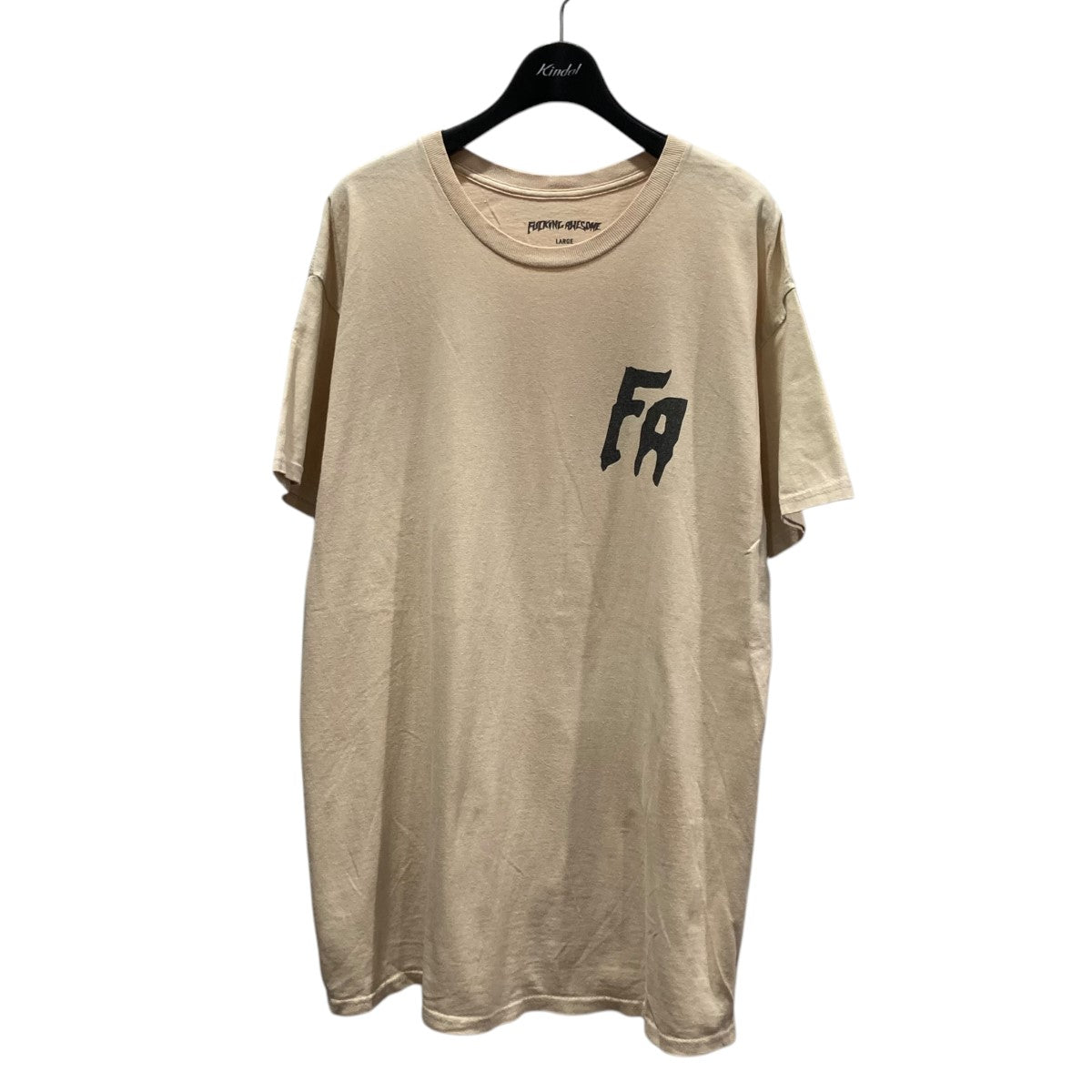 Fucking Awesome(ファッキングオーサム) 半袖Tシャツ ベージュ