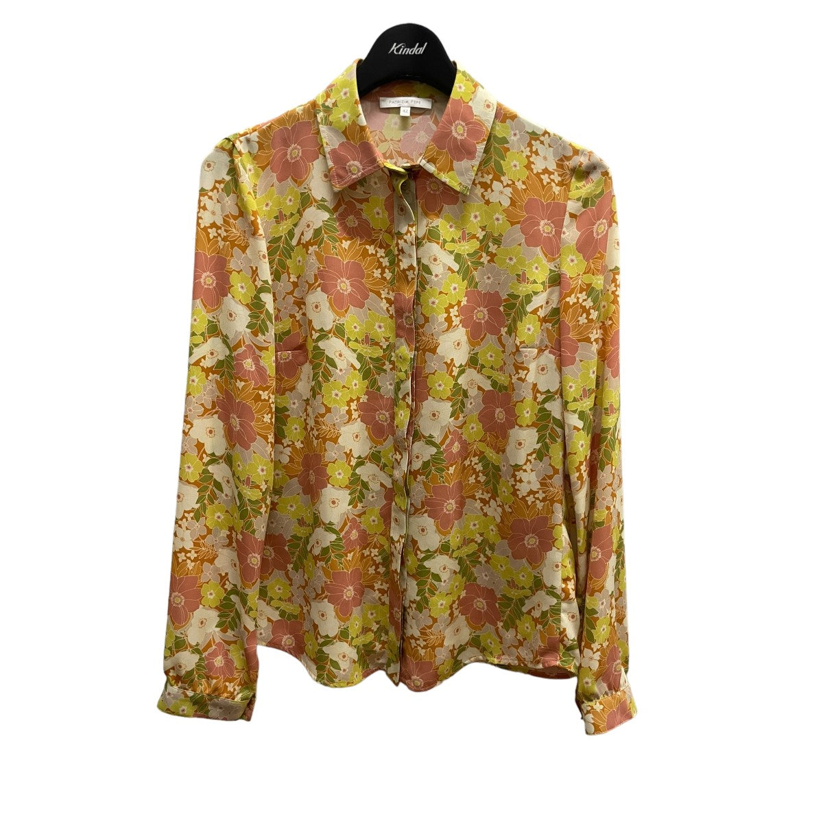 PATRIZIA PEPE 花柄シャツ 古着・中古-1枚目のアイテム画像