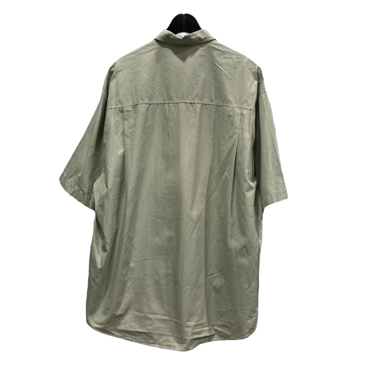 AURALEE オーラリー WASHI BASKET HALF SLEEVED SHIRTS 和紙半袖