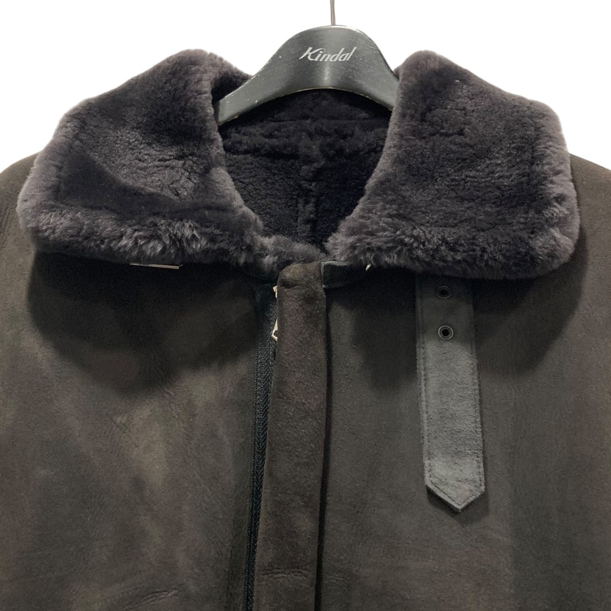 YOKE(ヨーク) 21AWDETACHABLE COLLAR BOMBERリバーシブルムートンジャケットYK21AW026BB