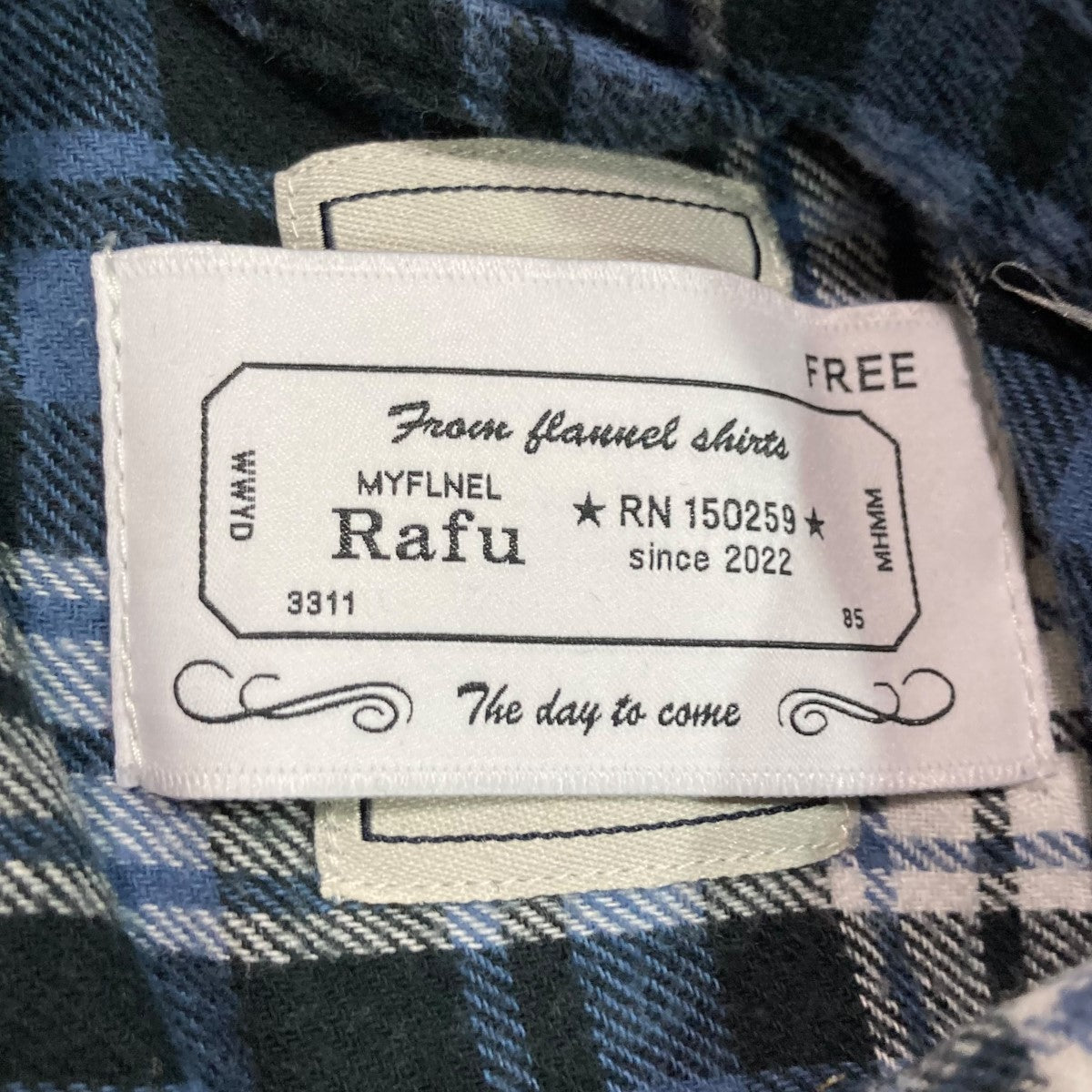 rafu ✖️ hank チェックシャツ　サイズL Ks1SxTiQGGJc.jpg?width=768