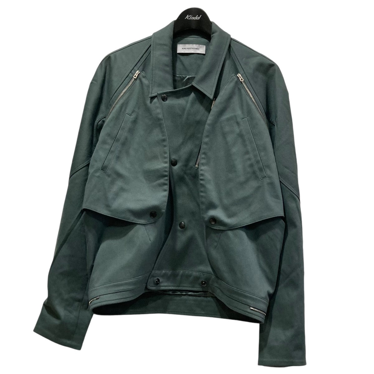 Kiko Kostadinov(キココスタディノフ) TONINO UTILITY JACKETギミックジャケット7884155248  7884155248 グリーン サイズ 44｜【公式】カインドオルオンライン ブランド古着・中古通販【kindal】