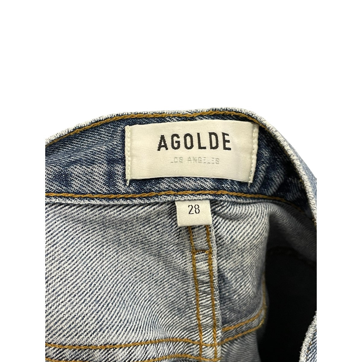 AGOLDE(エーゴールドイー) HIGH RISE STRAIGHT デニムパンツ