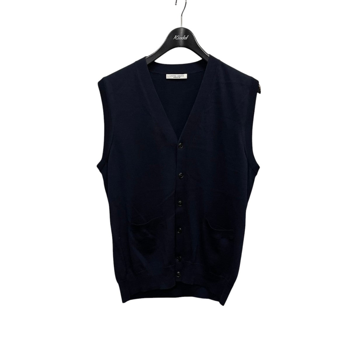 新品 UNITED ARROWS ユナイテッドアローズ ネイビー ベスト 36 UNITED ARROWS｜ユナイテッドアローズのベスト（ブルー