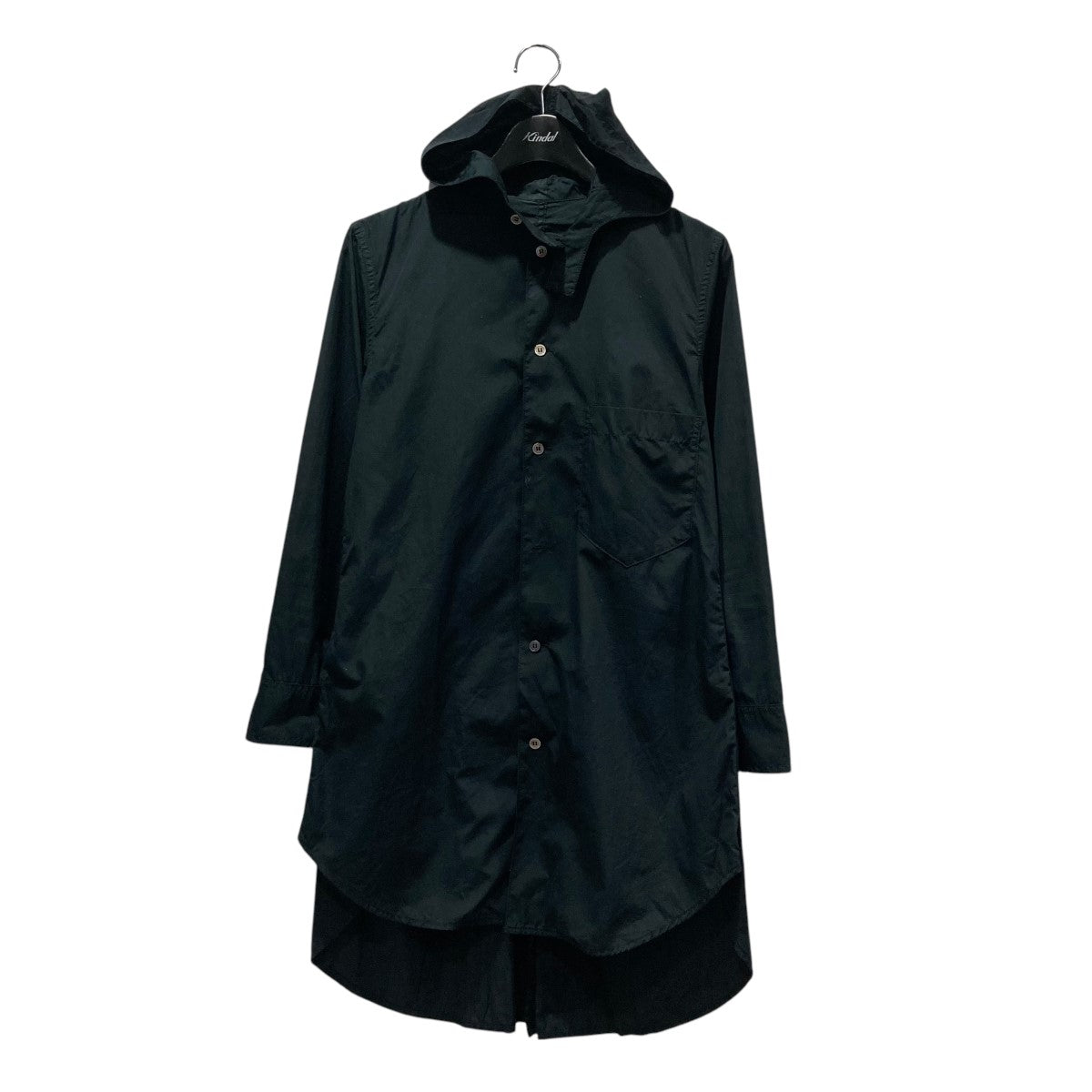 yohji yamamoto+Noir(ヨウジヤマモトプリュスノアール) フードシャツコートNY-B10-008 NY-B10-008 ブラック  サイズ 1｜【公式】カインドオルオンライン ブランド古着・中古通販【kindal】