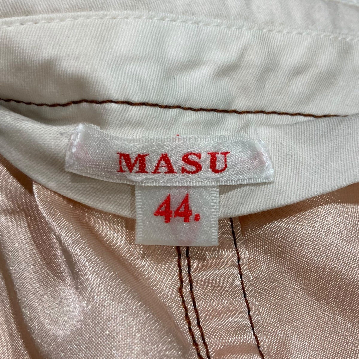 MASU(エムエーエスユー) RIBBON WIDE TROUSERSワイドパンツMFSS