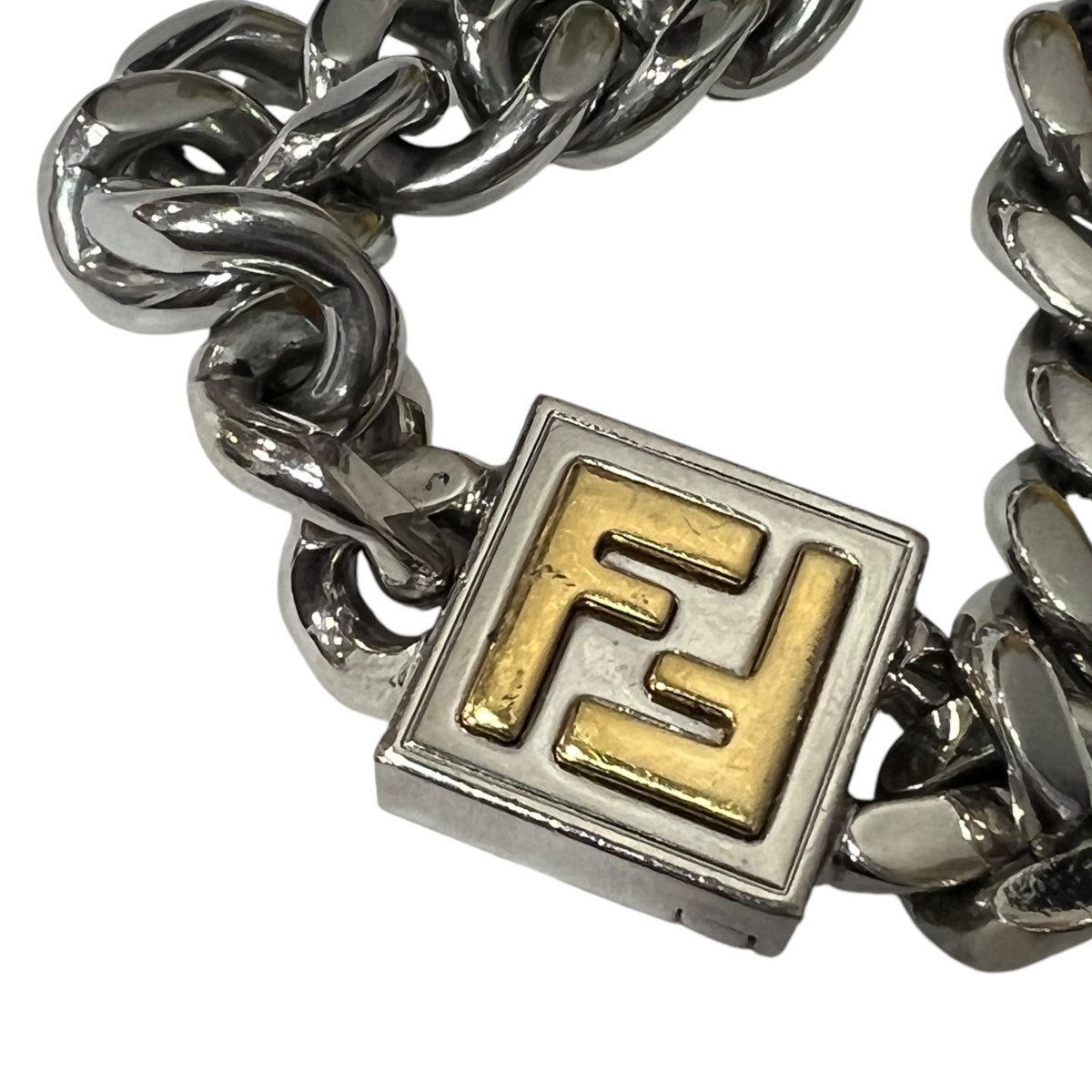 フェンディ シルバーメッキ 合成石 L(約22〜23号) FFロゴ 楽天市場】FENDI(フェンディ) FF ロゴ リング リング・指輪