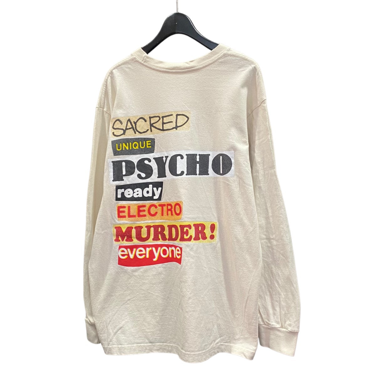 Sacred Unique L S TeeバックプリントTシャツ