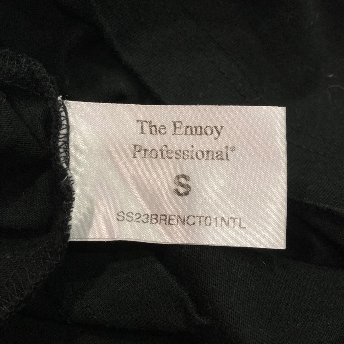 The Ennoy Professional ストライプTシャツ ブラック ENNOY(エンノイ) 2021SS SS Border Tee ボーダーTシャツ