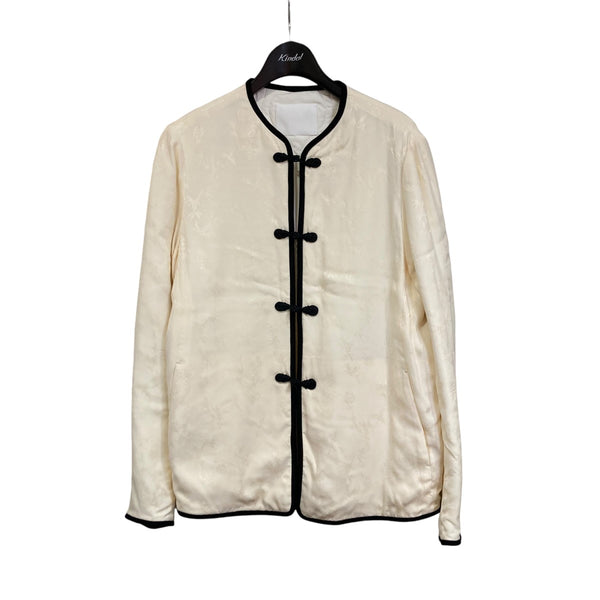 mame kurogouchi(マメクロゴウチ) 23SSCrane Pattern Jacquared Jacket