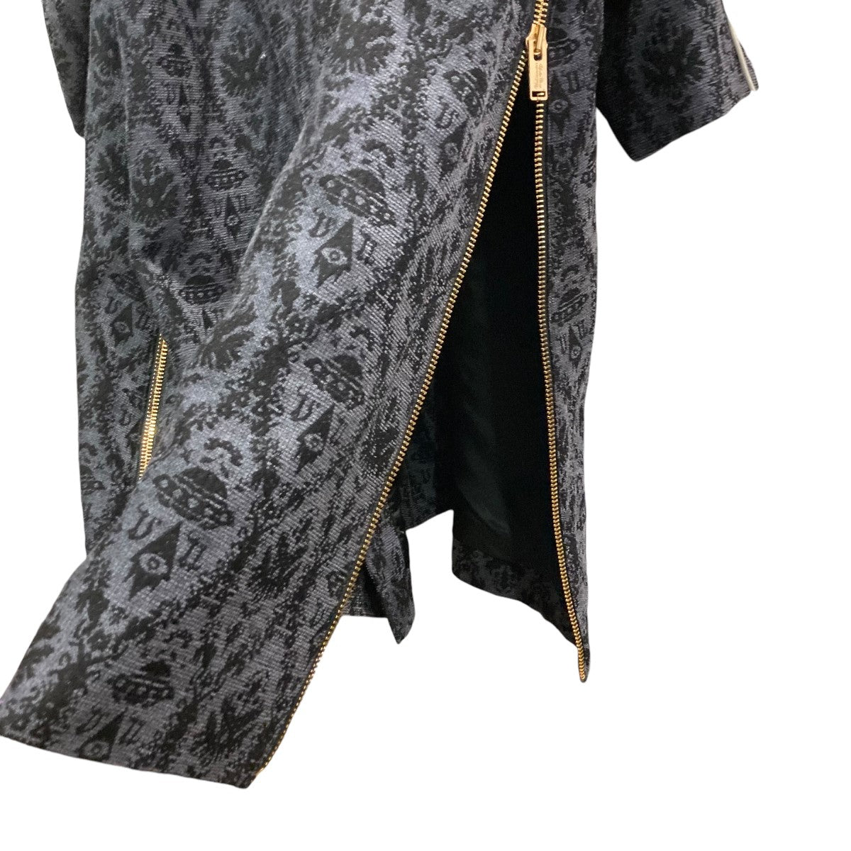 Undercover × Valentino ジャガードフードコート UNDERCOVER×VALENTINO ジャガードコートUCX4307-4 UCX4307-4 ネイビー