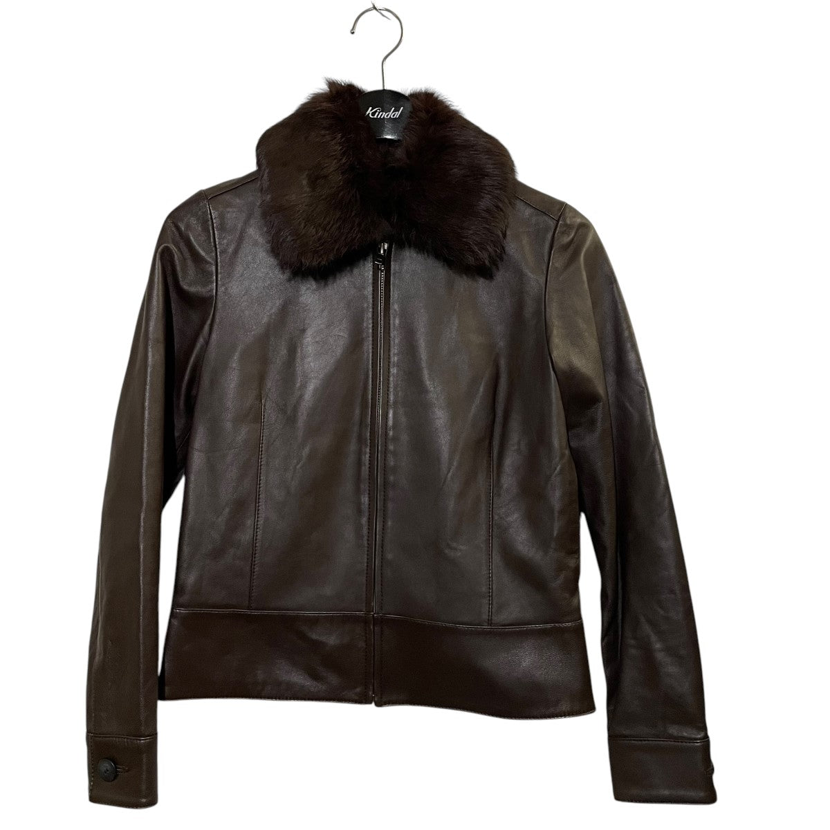 ANTEPRIMA(アンテプリマ) ラムレザージャケット ブラウン サイズ 38