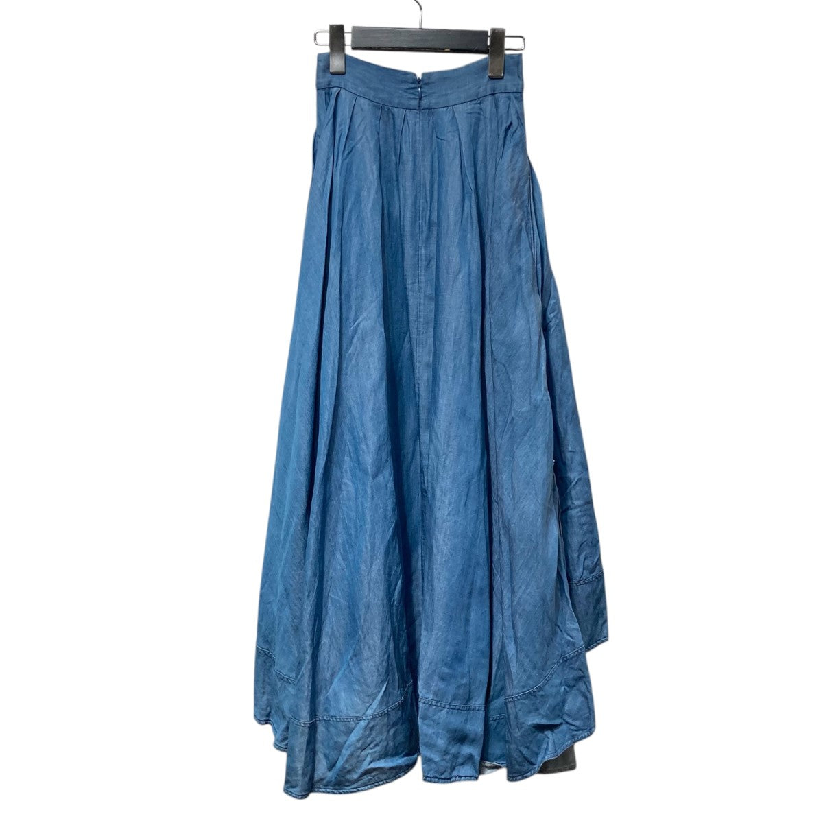 TUCK VOLUME SKIRT CUリネン混スカートMB191-6024