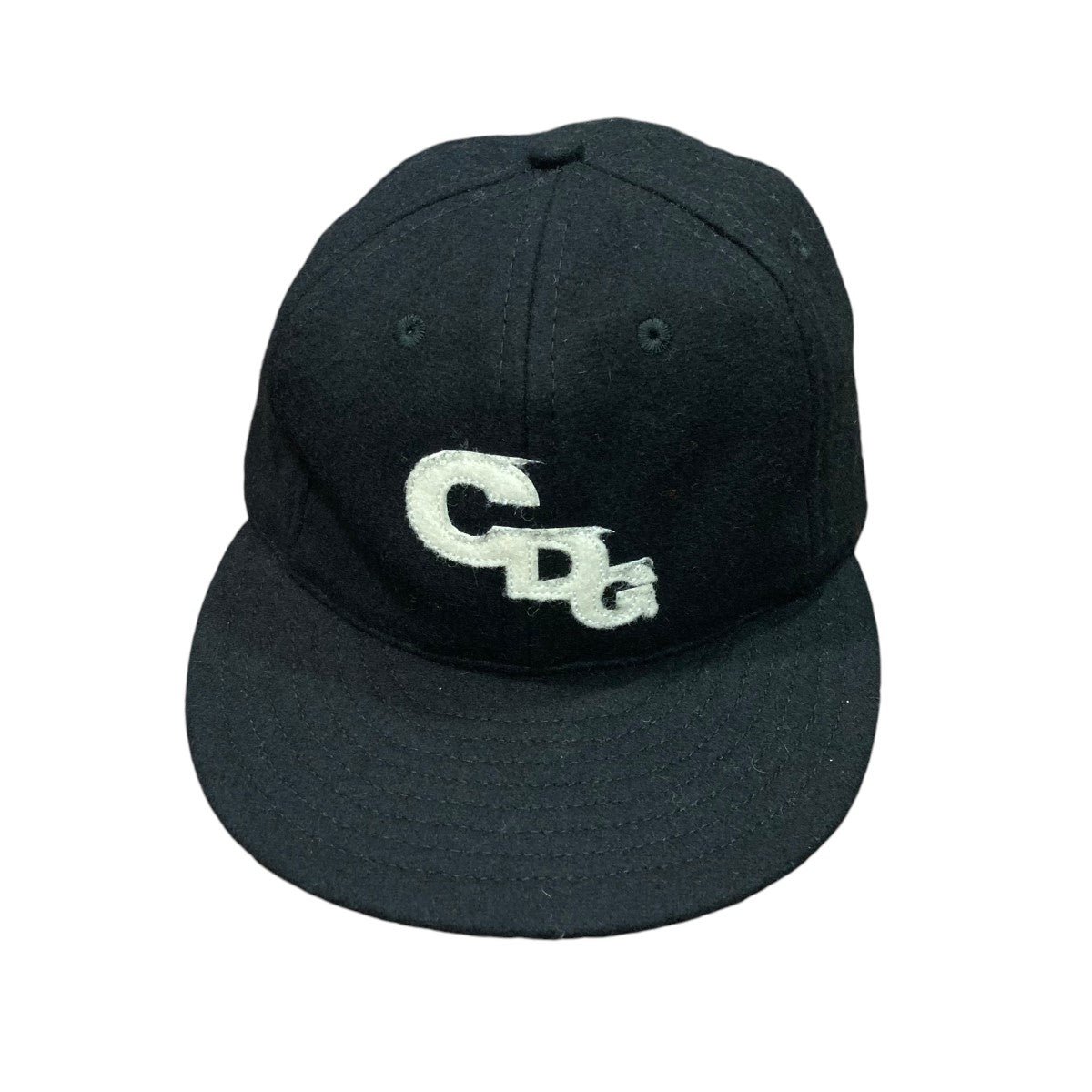 CDG×EBBETS FIELD FLANNELS ウールナイロンキャップSZ-K604 SZ