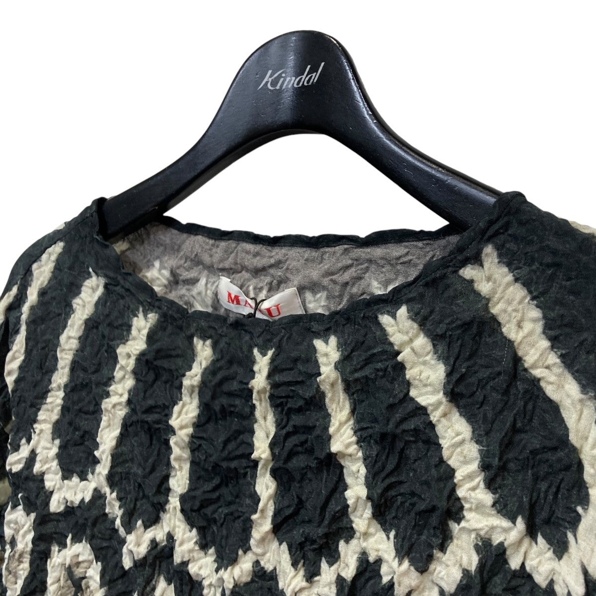 MASU(エムエーエスユー) 22AWPOPCORN NORDIC SWEATERポップコーンノルディックセーターMVFW-CS0122  MVFW-CS0122 ブラック×ホワイト サイズ 46｜【公式】カインドオルオンライン ブランド古着・中古通販【kindal】