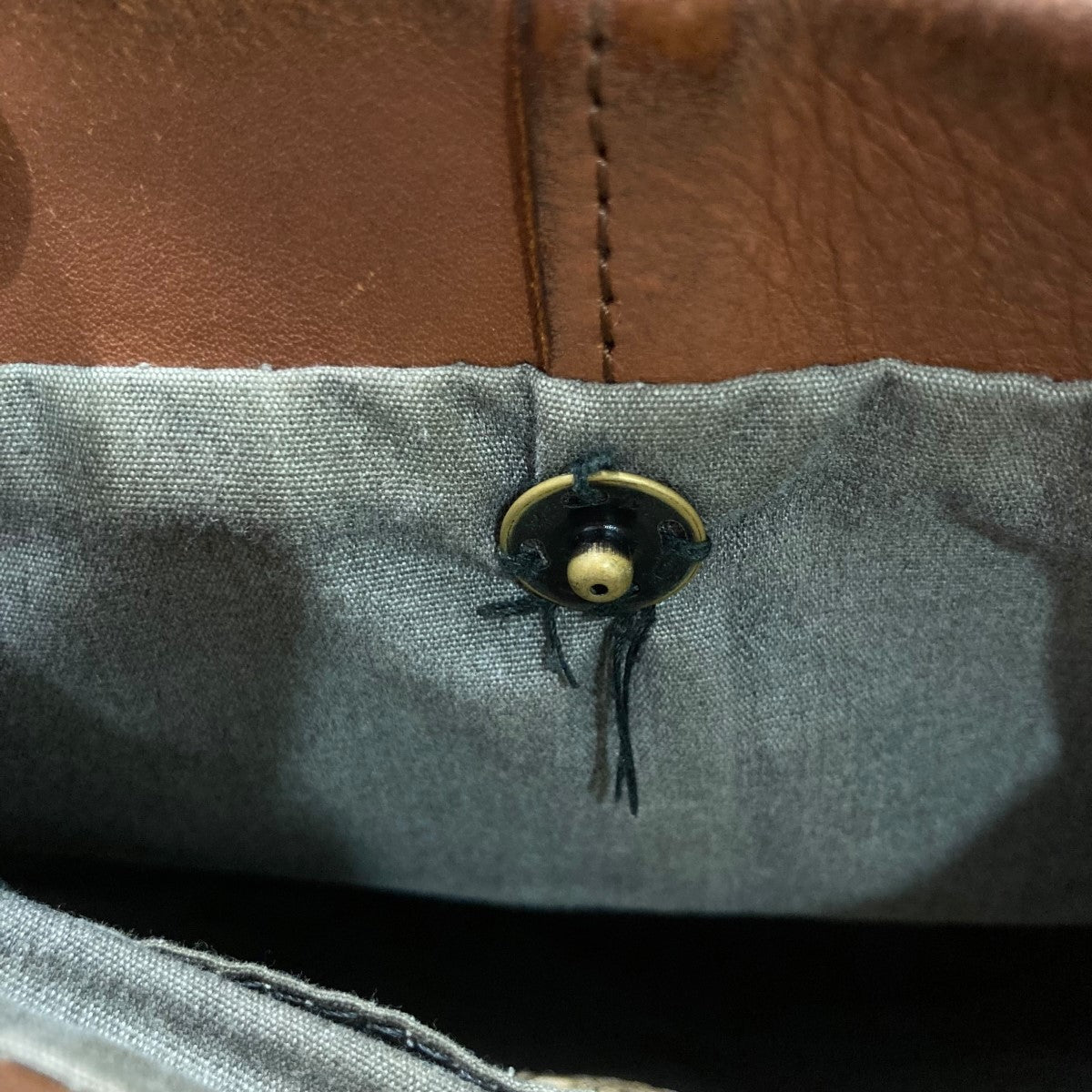 SUNSEA(サンシー) レザーショルダーバッグ ブラウン サイズ ワンサイズ