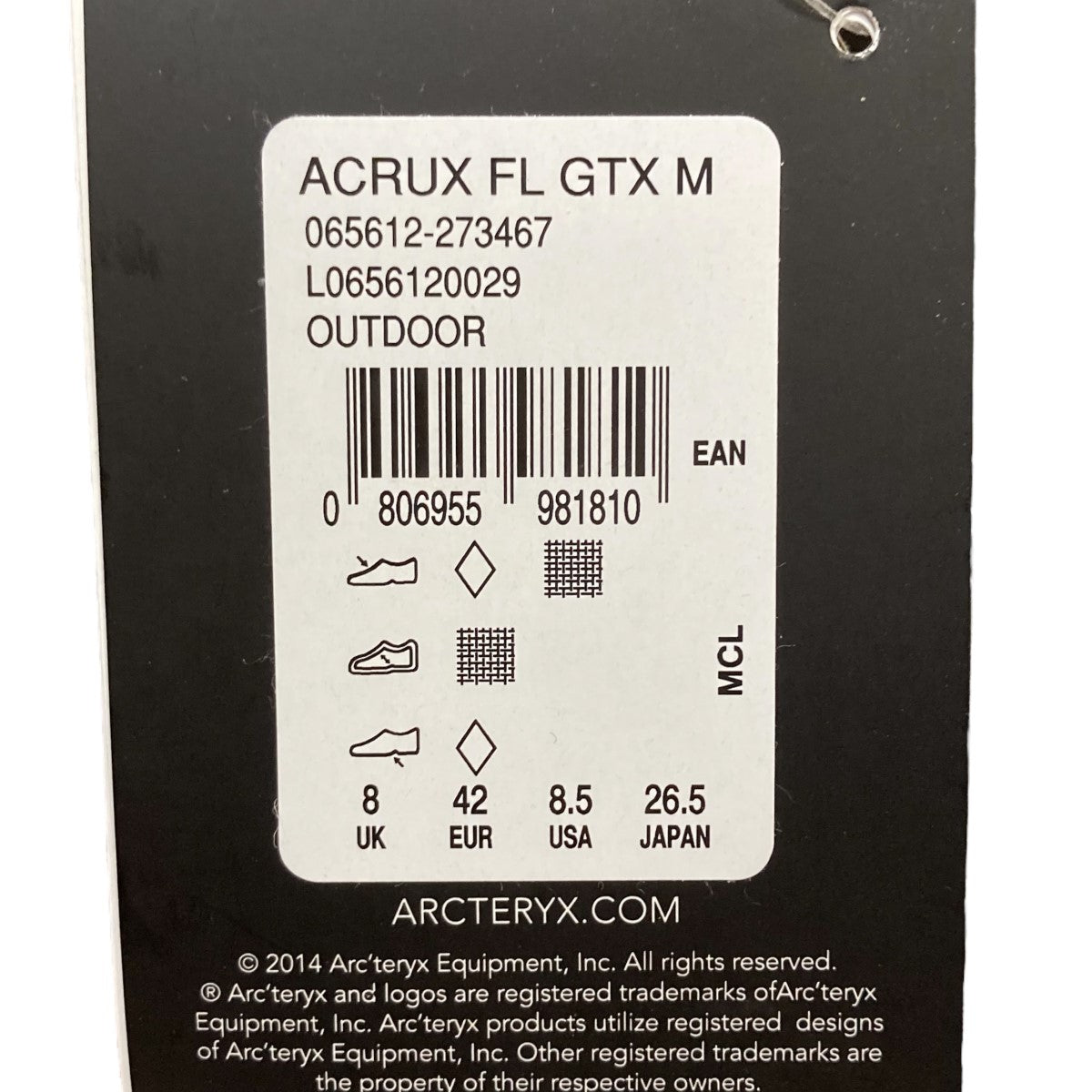 ARC'TERYX(アークテリクス) ACRUX FL GTX Mスニーカー065612