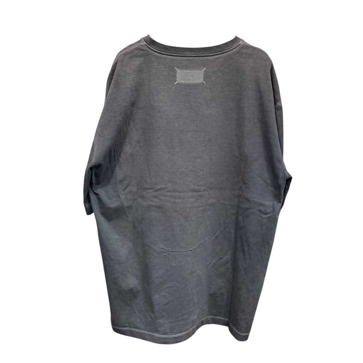 新品 XXL 23ss マルジェラ パックT Tシャツ ブ グレー 4727C 24SS NEW】Maison Margiela_men / ロゴ ロングスリーブTシャツ