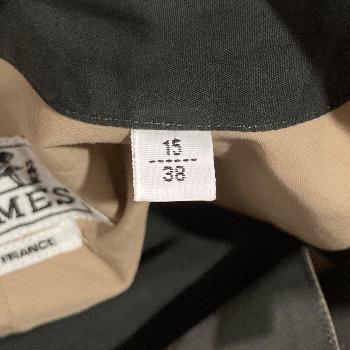 HERMES(エルメス) ハイネック長袖シャツ ベージュ サイズ 38