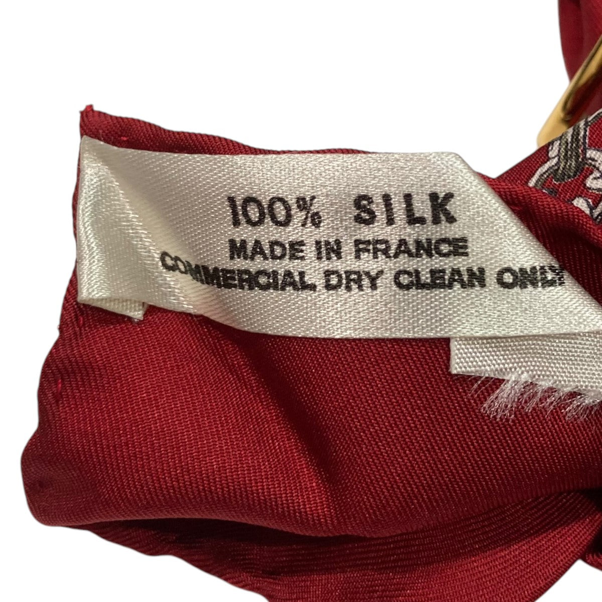 エルメスツイリー ディップダイ/DIP DYE 赤系 レディース シルク