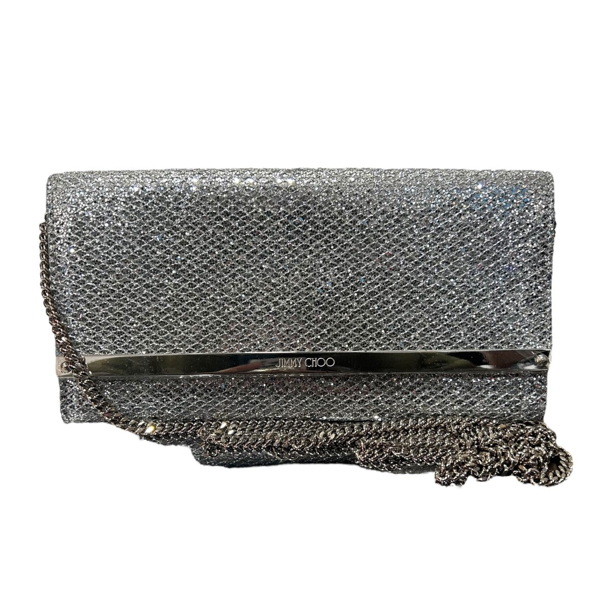 JIMMY CHOO(ジミーチュウ) チェーンショルダーバッグ ブラック