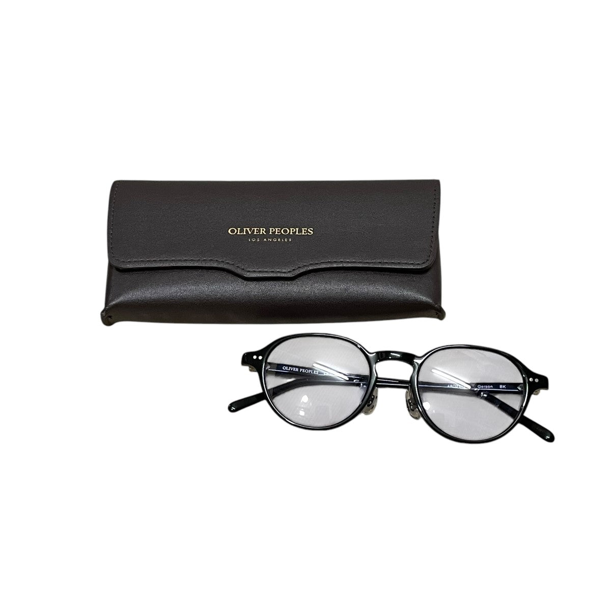 OLIVER PEOPLES(オリバーピープルズ) Gerson眼鏡 ブラック｜【公式】カインドオルオンライン ブランド古着・中古通販【kindal】